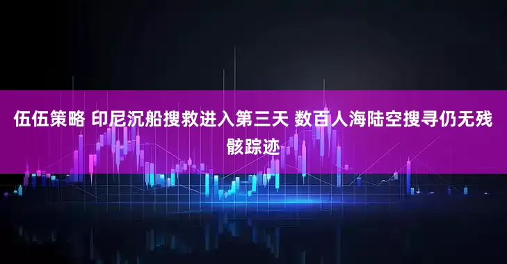 伍伍策略 印尼沉船搜救进入第三天 数百人海陆空搜寻仍无残骸踪迹
